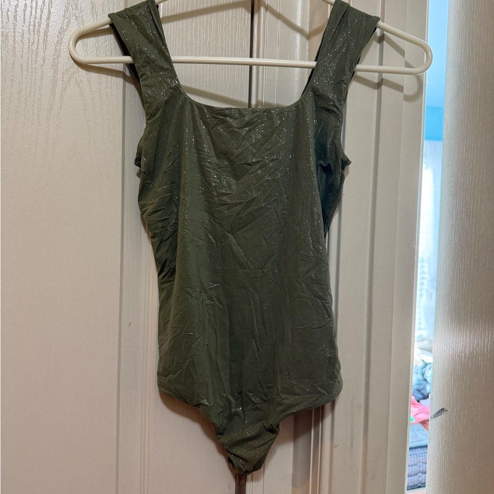 Green bodysuit